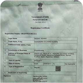 GST Certificate